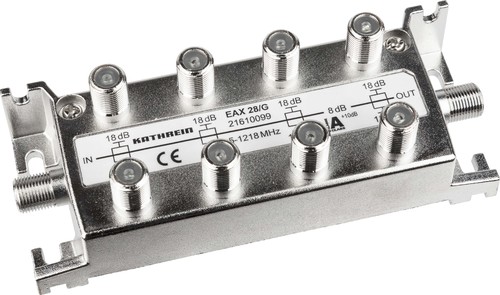 Kathrein F-Abzweiger 8f. 5-1218 MHz 18dB EAX 28/G