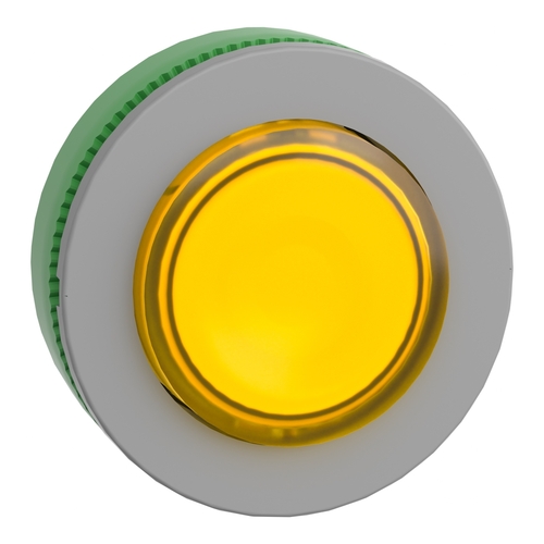 Schneider Electric Leuchtdrucktaster gelb, 30mm, in grau ZB5FW183C0 Schneider Electric Leuchtdrucktaster gelb, 30mm, in grau ZB5FW183C0