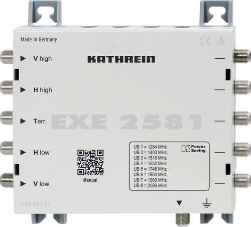 Kathrein Multischalter 5 auf 4/8 kaskadierb EXE 2581