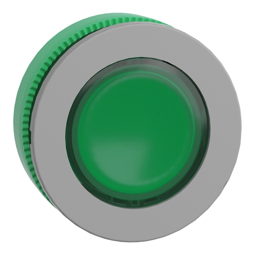 Schneider Electric Leuchtdrucktaster grün, 30mm, in grau ZB5FW333C0