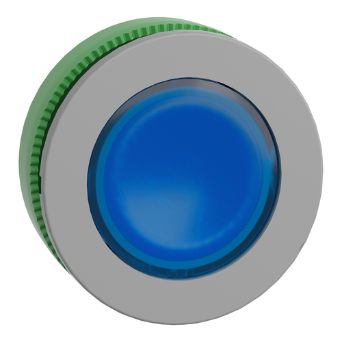 Schneider Electric Leuchtdrucktaster blau, 30mm, in grau ZB5FW363C0