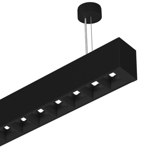 LTS Licht&Leuchten LED-Pendelleuchte 830, DALI, schwarz CHOCM-P105 #658313