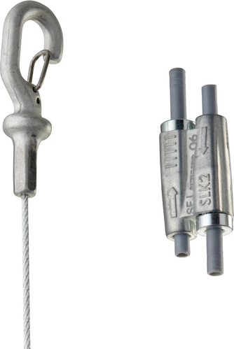 Erico Speed Link Verschluss mit Haken u. 1m Seil SLK3L1