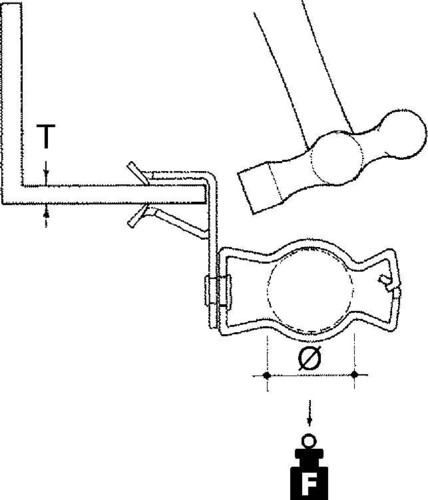 Niedax Flanschkralle AH38-GM2632