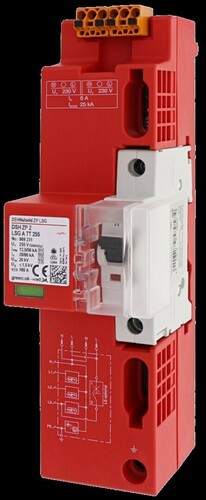 DEHN Kombi-Ableiter DSHZP2LSGATT255