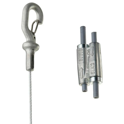 Erico Speed Link Verschluss mit Haken u. 3m Seil SLK3L3