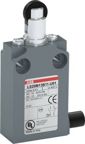 ABB Stotz S&J Kompakt-Pos.schalter Metall-Gehäuse IP67 LS20M13B11-U01 ABB Stotz S&J Kompakt-Pos.schalter Metall-Gehäuse IP67 LS20M13B11-U01