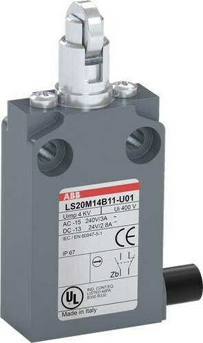 ABB Stotz S&J Kompakt-Pos.schalter Metall-Gehäuse IP67 LS20M14B11-U01 ABB Stotz S&J Kompakt-Pos.schalter Metall-Gehäuse IP67 LS20M14B11-U01