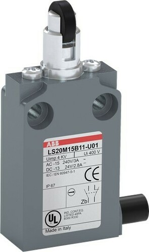 ABB Stotz S&J Kompakt-Pos.schalter Metall-Gehäuse IP67 LS20M15B11-U01 ABB Stotz S&J Kompakt-Pos.schalter Metall-Gehäuse IP67 LS20M15B11-U01