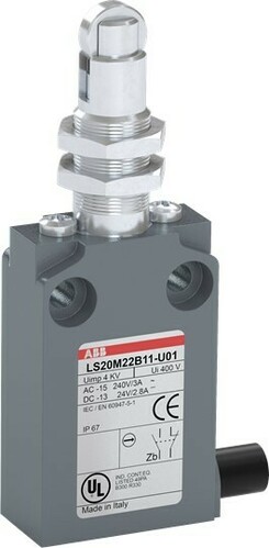 ABB Stotz S&J Kompakt-Pos.schalter Metall-Gehäuse IP67 LS20M22B11-U01 ABB Stotz S&J Kompakt-Pos.schalter Metall-Gehäuse IP67 LS20M22B11-U01