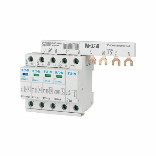 Eaton Überspannungsableiter steckbar, 3p+N/BB SPCT2-460-3+NPE/BB