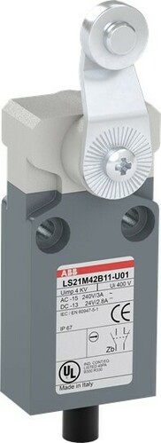 ABB Stotz S&J Kompakt-Pos.schalter Metall-Gehäuse IP67 LS21M42B11-U01 ABB Stotz S&J Kompakt-Pos.schalter Metall-Gehäuse IP67 LS21M42B11-U01