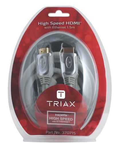 Triax Hirschmann HDMI-Kabel mit Ethernet-1.5m HDMI 1.5m