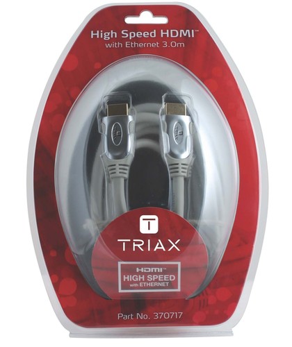 Triax Hirschmann HDMI-Kabel mit Ethernet-3.0m HDMI 3,0m