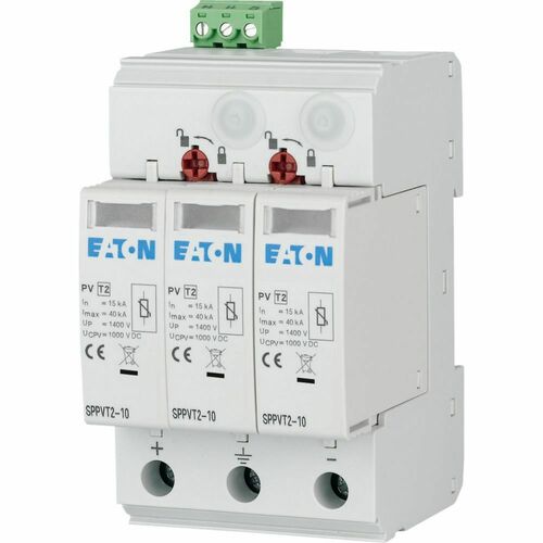 Eaton Überspannungsableiter steckbar, 1000V DC SPPVT2-10-2+PE-AX Eaton Überspannungsableiter steckbar, 1000V DC SPPVT2-10-2+PE-AX