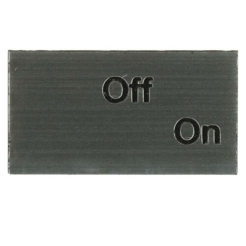 ABB Stotz S&J Beschriftungsschild t 2 Schaltstellungen MA6-1073 ABB Stotz S&J Beschriftungsschild t 2 Schaltstellungen MA6-1073