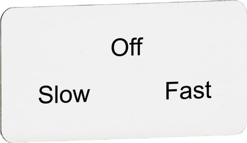 ABB Stotz S&J Beschriftungsschild t 3 Schaltstellungen MA6-1084