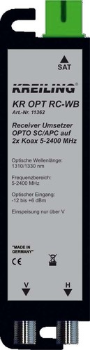 Kreiling Tech. Receiver Umsetzer OPTO SC/APC KR OPT RC-WB