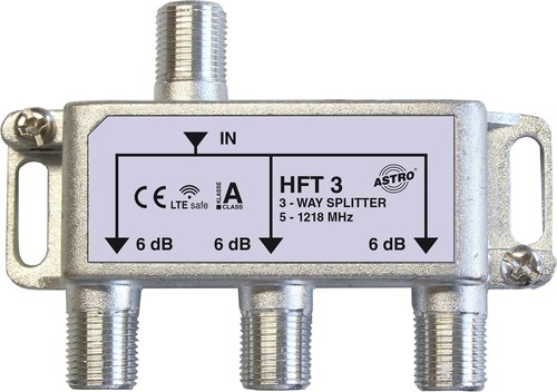 Astro Strobel Verteiler 3-fach 6db 5-1218MHz HFT 3