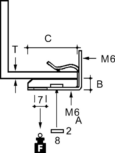 Niedax Flanschkralle EH-814
