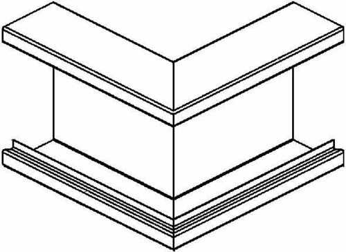 Niedax Außeneck 90 Grad GKA 133-78 B Niedax Außeneck 90 Grad GKA 133-78 B