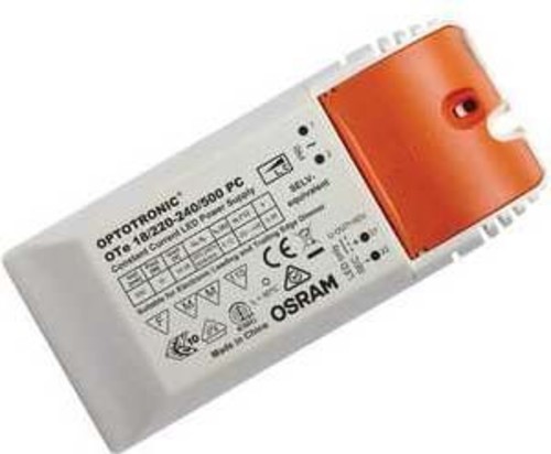 Osram BETRIEBSGERÄTE LED-Konverter 500mA, 18W OTe18/220..240/500PC