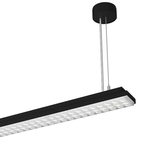 LTS Licht&Leuchten LED-Pendelleuchte 830, schwarz LUZ-D12101.830.60sw