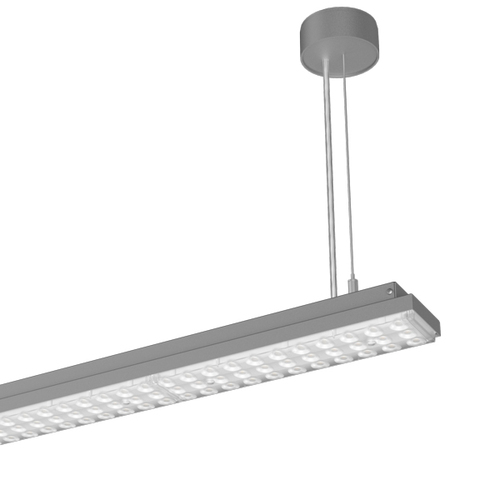 LTS Licht&Leuchten LED-Pendelleuchte 840, si LUZ-D12101.840.ASsi