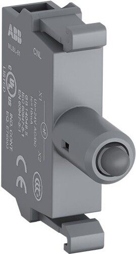 ABB Stotz S&J Leuchtelement m.fest integ r.LED rot, 220VDC MLBL-06R