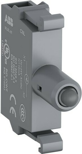 ABB Stotz S&J Leuchtelement m.fest integ r.LED blau, 230VAC MLBL-07L ABB Stotz S&J Leuchtelement m.fest integ r.LED blau, 230VAC MLBL-07L