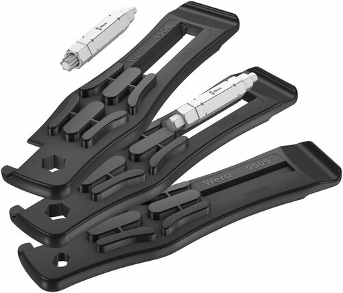 Wera Werk Fahrradwerkzeug mit zwei 4-fach Bits Bicycle Set 15