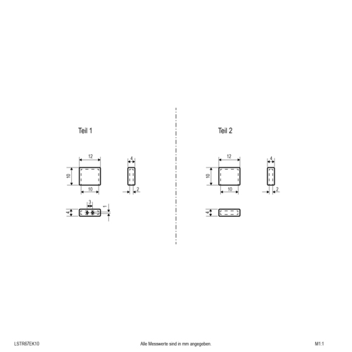 EVN Lichttechnik 2er-Set Endkappen für IP67/68-Stripe LSTR67EK10