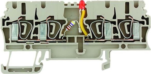 Weidmüller Klemme mit Einbau ZDU 2.5/2X2AN/LD+