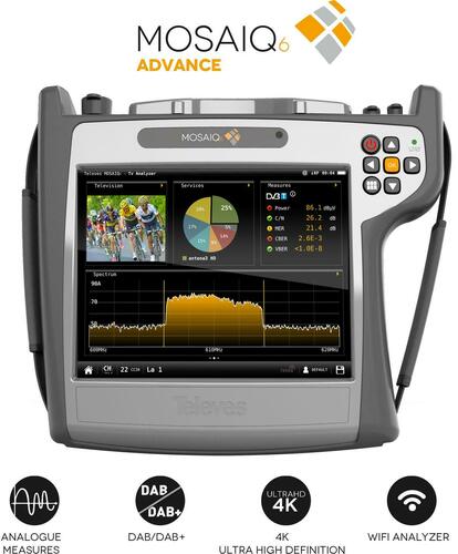 Televes MOSAIQ-Messgerät Advance DVB-T/T2/S/S2/C+CI MOSAIQ6OA