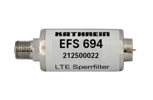 Kathrein Tiefpassfilter Sperrtiefe 50 dB EFS 694 Kathrein Tiefpassfilter Sperrtiefe 50 dB EFS 694