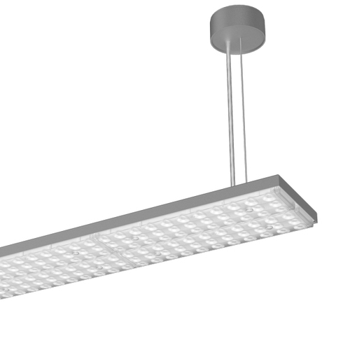 LTS Licht&Leuchten LED-Pendelleuchte 840, si LUZ-D22103.840.ASsi