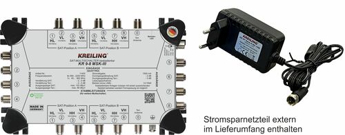 Kreiling Tech. Multischalter kaskadierbar 8+1 Ein.,8 TN,NT ext KR 9-8 MSK-III