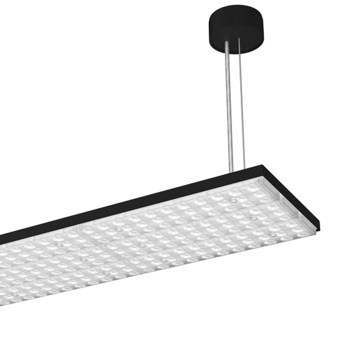 LTS Licht&Leuchten LED-Pendelleuchte 830, schwarz LUZ-D32105.830.60sw