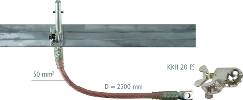 DEHN Kurzschließschiene 60x12mm E-Cu F20 Spindel Sec KS SK A NS VP33XYL