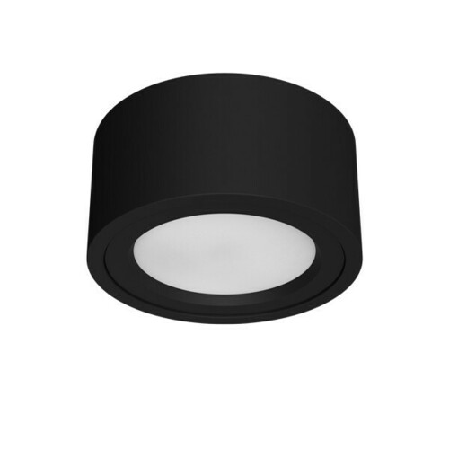 LTS Licht&Leuchten LED-Anbaudownlight 827, DALI, schwarz VTFM-A101.827/DALIsw