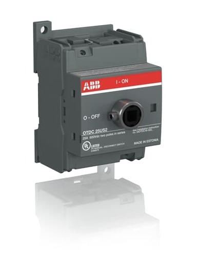 ABB Stotz S&J DC-Lasttrennschalter 25A o. Griff UL OTDC25U2