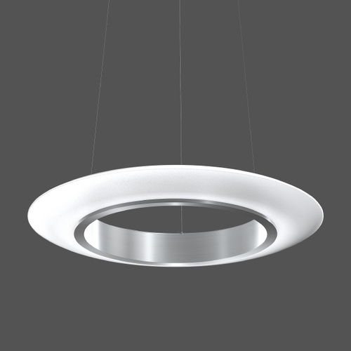 RZB LED-Pendelleuchte 830, aluminium 312546.004.730