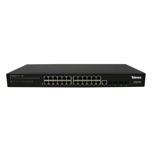 Televes Ethernet Switch L2+ 24xGbE+4S SWI2-24 Televes Ethernet Switch L2+ 24xGbE+4S SWI2-24