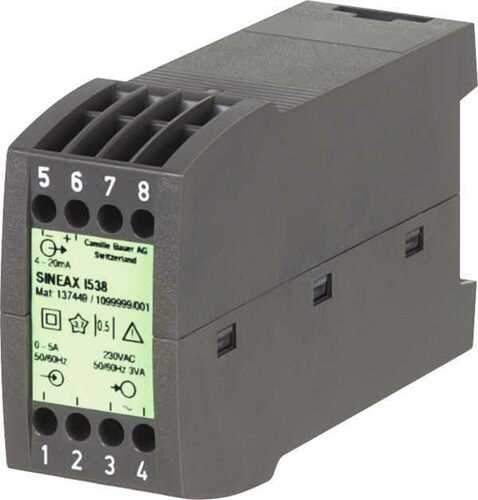 Gossen Metrawatt Messumformer I538 24VDC 5A 4...20 SINEAX #146987