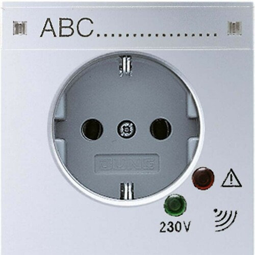 Jung SCHUKO-Steckdose 16A 250V aluminium AL 2521 NAUF