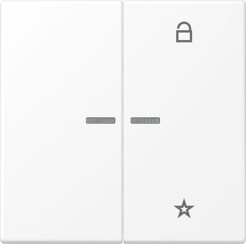 Jung eNet Funk-Steuertaste schneeweiß matt FM LS 1701 WWM
