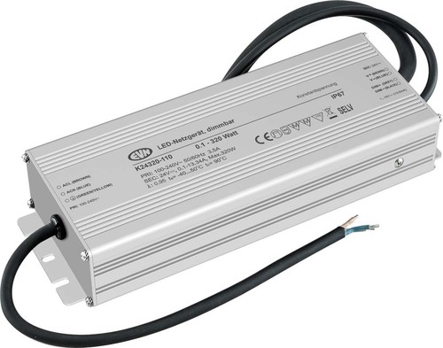 EVN Lichttechnik LED-Netzgerät 24VDC 0,1-320W IP67 K24320110