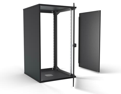 Enoc 19" Basic Wandschrank 21HE, 600mm Tief, schwarz W3 21-6-VD-S