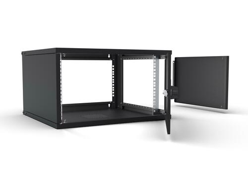 Enoc 19" Basic Wandschrank 6HE, 500mm Tief, schwarz W3 6-5-P-S