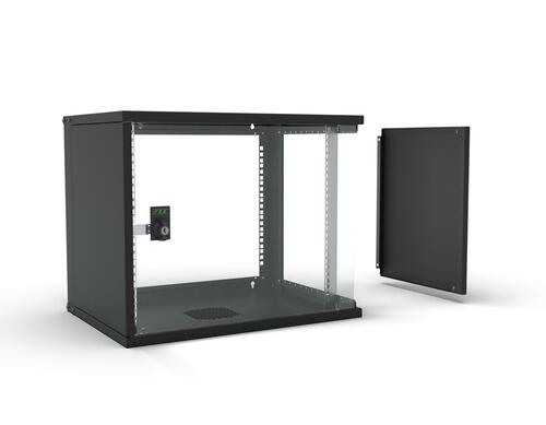 Enoc 19" Basic Wandschrank 9HE, 400mm Tief, schwarz W3 9-4-S